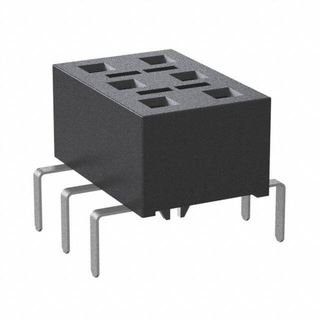 HLE-103-02-S-DV-PE-LC CONN RCPT 6POS 0.1 GOLD PCB