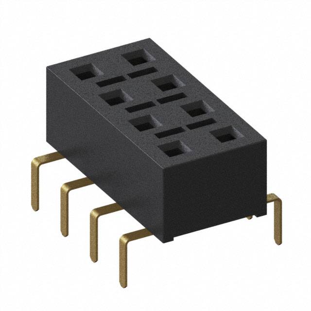 HLE-104-02-G-DV-PE CONN RCPT 8POS 0.1 GOLD PCB