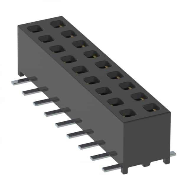 MMS-109-02-LM-DV-K CONN RCPT 18POS 0.079 GOLD SMD