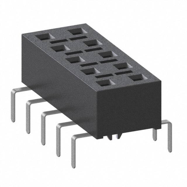 HLE-105-02-S-DV-PE-LC CONN RCPT 10POS 0.1 GOLD PCB
