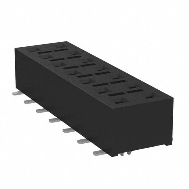 HLE-107-02-S-DV-LC-P CONN RCPT 14POS 0.1 GOLD SMD
