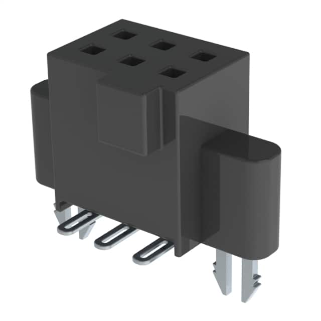 SFM-103-L2-L-D-LC-K-TR CONN RCPT 6POS 0.05 GOLD SMD