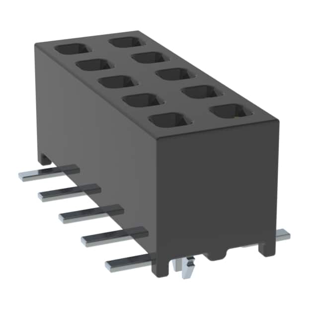 MMS-105-02-L-DV-LC-P-TR CONN RCPT 10POS 0.079 GOLD SMD