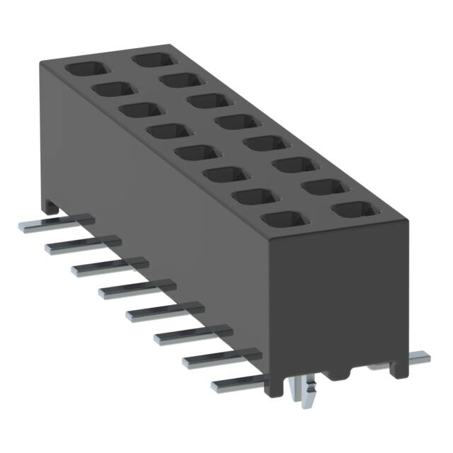 MMS-108-02-LM-DV-LC CONN RCPT 16POS 0.079 GOLD SMD