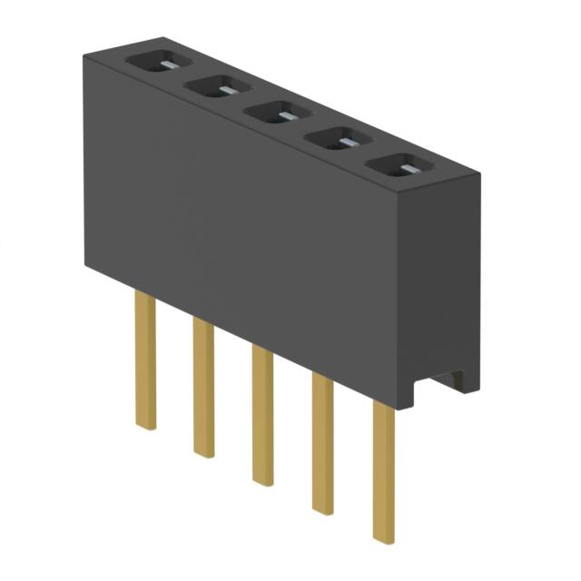 MMS-105-01-LM-SV CONN RCPT 5POS 0.079 GOLD PCB