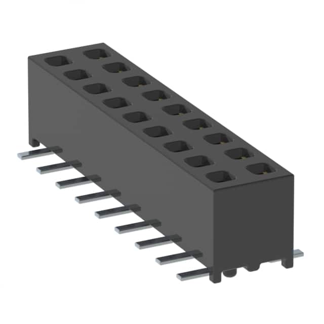 MMS-109-02-L-DV-A-K CONN RCPT 18POS 0.079 GOLD SMD