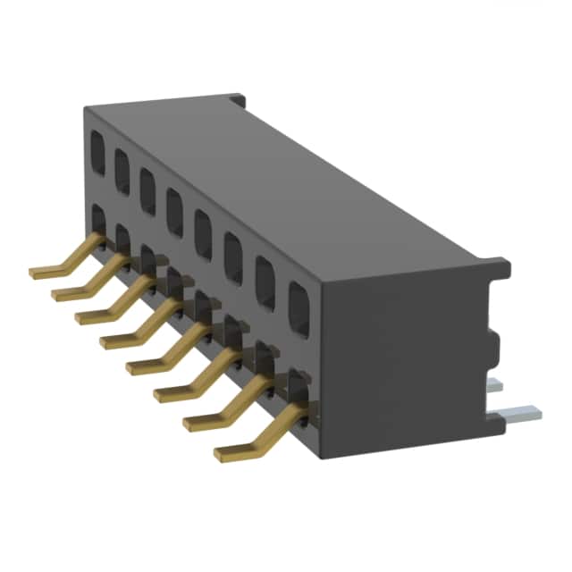 MMS-108-02-LM-DH CONN RCPT 16P 0.079 GOLD SMD R/A
