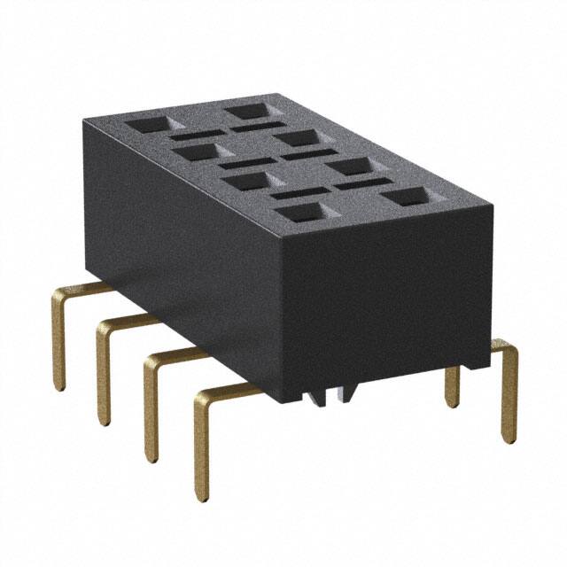 HLE-104-02-G-DV-PE-LC CONN RCPT 8POS 0.1 GOLD PCB
