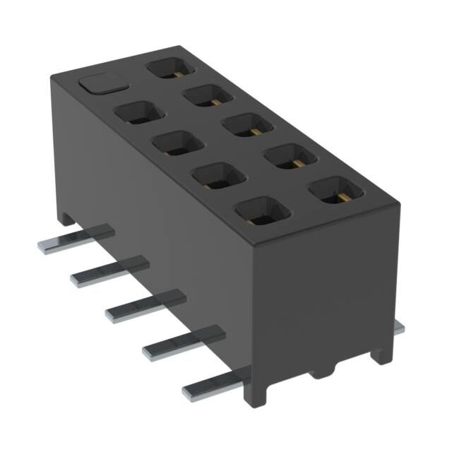 MMS-105-02-L-DV-09-K-TR CONN RCPT 10POS 0.079 GOLD SMD