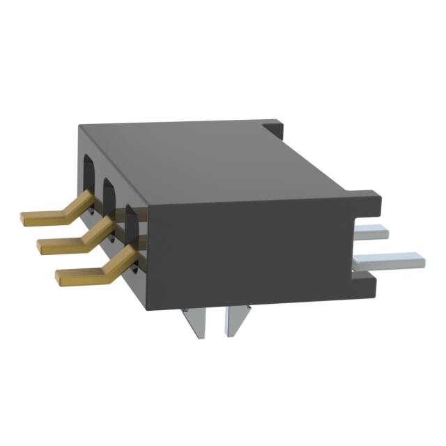 MMS-103-02-L-SH-LC CONN RCPT 3P 0.079 GOLD SMD R/A