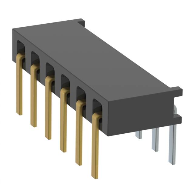 MMS-106-01-LM-SH CONN RCPT 6P 0.079 GOLD PCB R/A