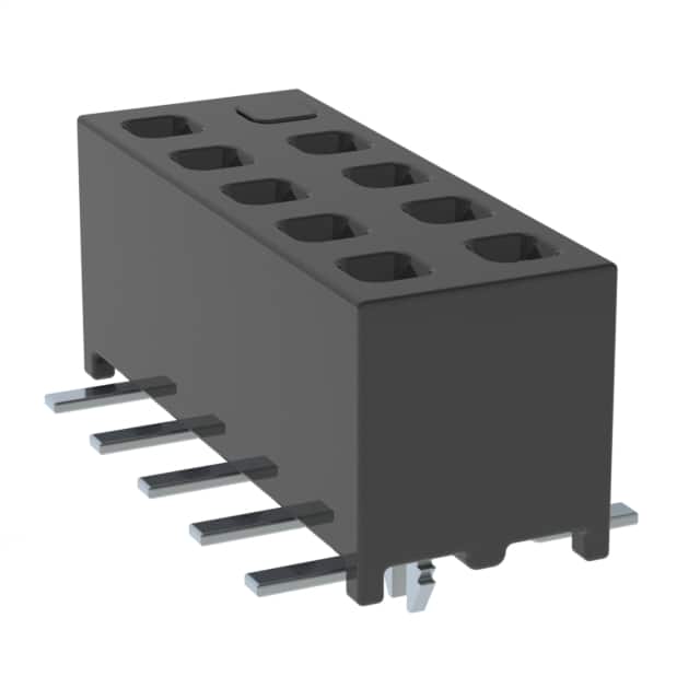 MMS-105-02-L-DV-LC-10-TR CONN RCPT 10POS 0.079 GOLD SMD