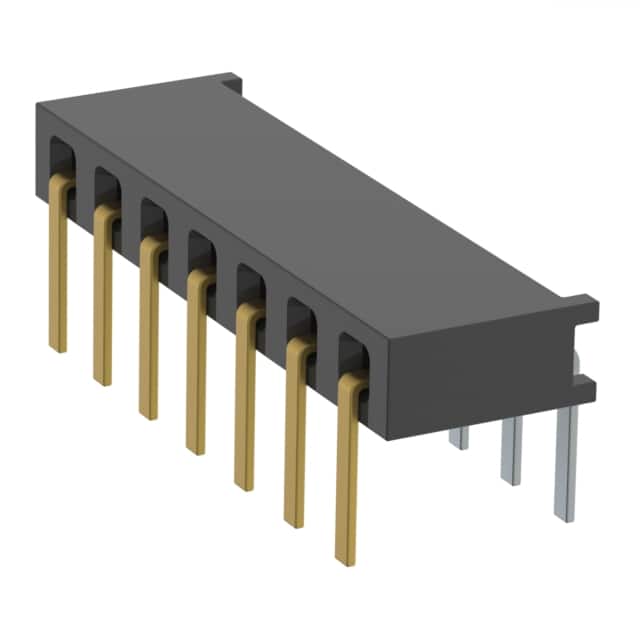 MMS-107-01-SM-SH CONN RCPT 7P 0.079 GOLD PCB R/A