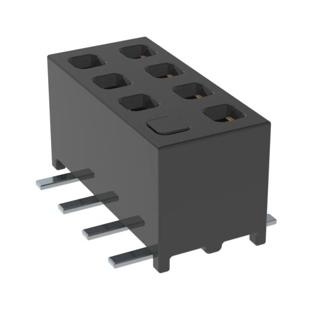 MMS-104-02-L-DV-01-K-TR CONN RCPT 8POS 0.079 GOLD SMD