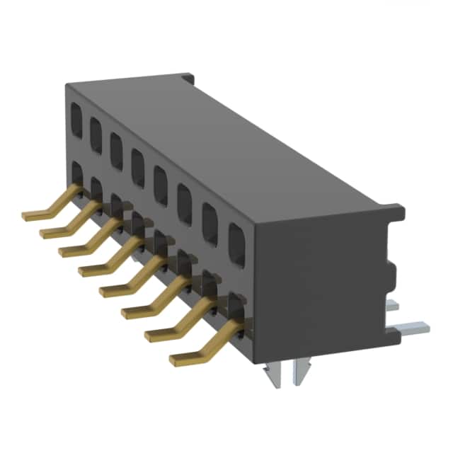 MMS-108-02-LM-DH-LC CONN RCPT 16P 0.079 GOLD SMD R/A