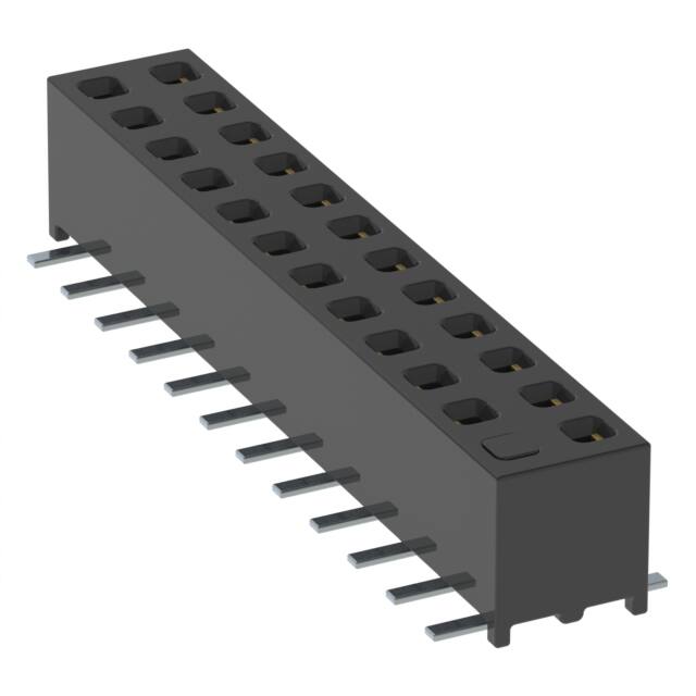 MMS-112-02-S-DV-01-P-TR CONN RCPT 24POS 0.079 GOLD SMD