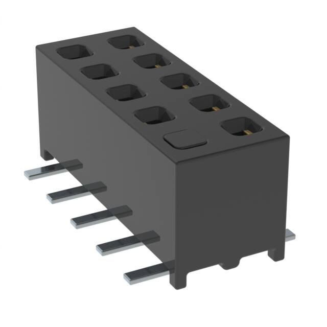 MMS-105-02-L-DV-01-M CONN RCPT 10POS 0.079 GOLD SMD