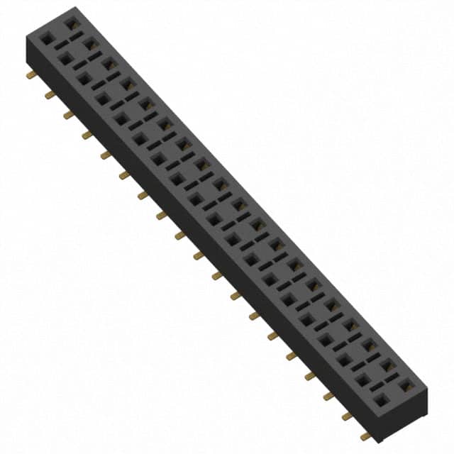 HLE-119-02-G-DV-K-TR CONN RCPT 38POS 0.1 GOLD SMD
