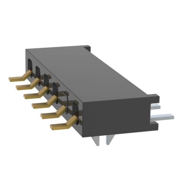 MMS-106-02-L-SH-LC-02 CONN RCPT 6P 0.079 GOLD SMD R/A
