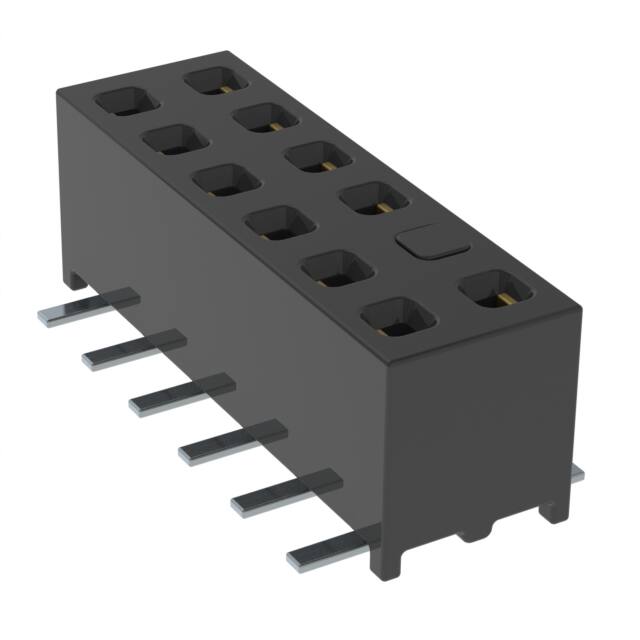 MMS-106-02-F-DV-04 CONN RCPT 12POS 0.079 GOLD SMD