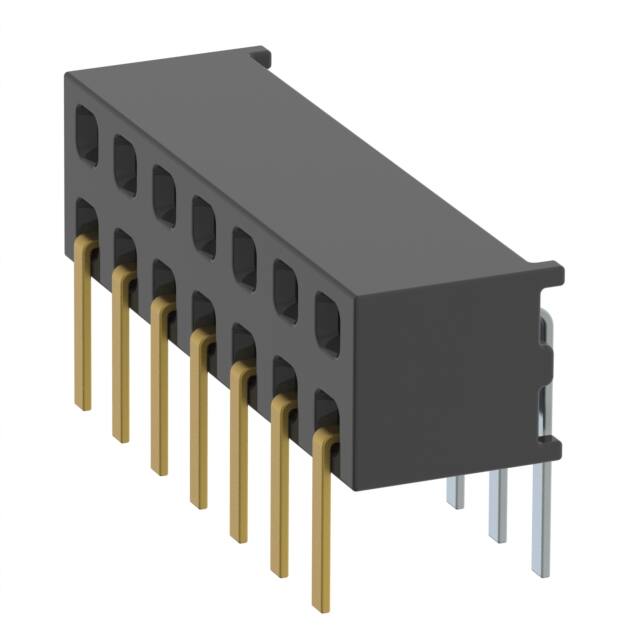 MMS-107-01-S-DH CONN RCPT 14P 0.079 GOLD PCB R/A