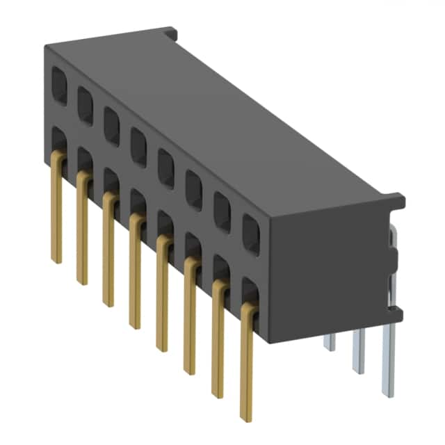 MMS-108-01-LM-DH CONN RCPT 16P 0.079 GOLD PCB R/A