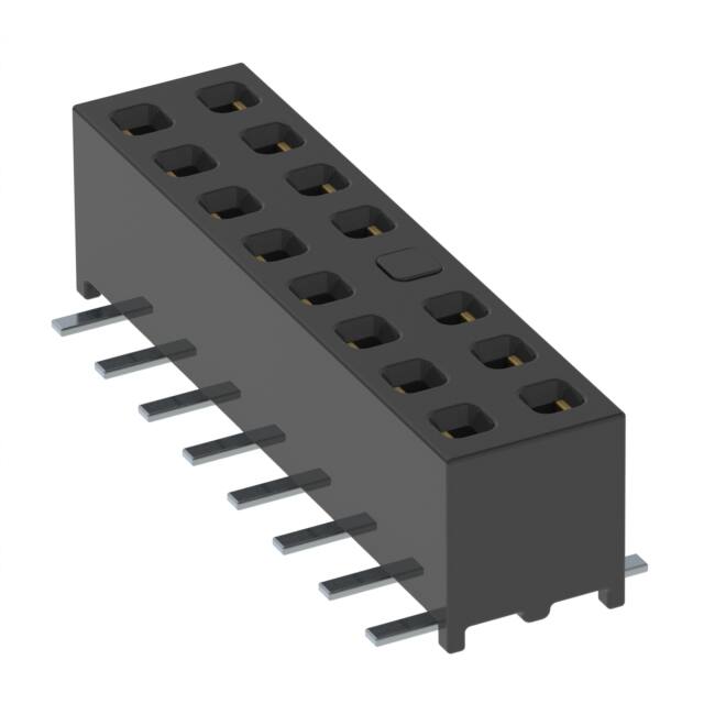 MMS-108-02-L-DV-08 CONN RCPT 16POS 0.079 GOLD SMD