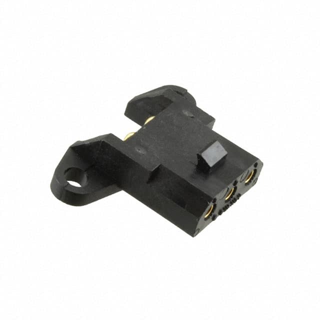SMS3GE5 CONN RCPT 3POS 0.2 GOLD PCB R/A