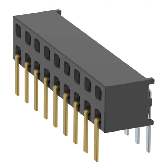 MMS-109-01-S-DH CONN RCPT 18P 0.079 GOLD PCB R/A