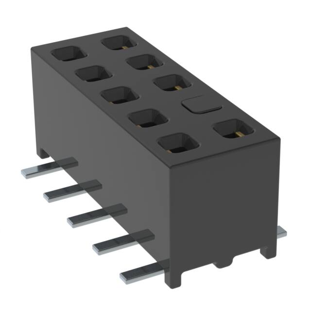MMS-105-02-S-DV-04 CONN RCPT 10POS 0.079 GOLD SMD