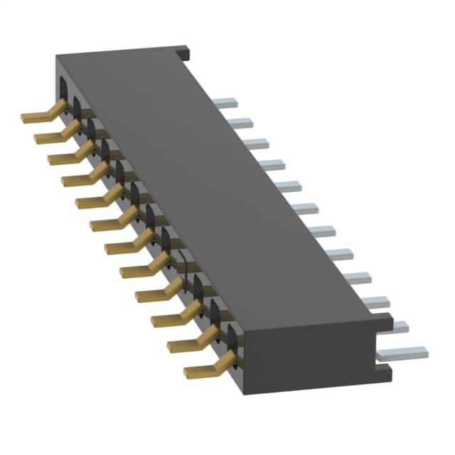 MMS-112-02-L-SH-04 CONN RCPT 12P 0.079 GOLD SMD R/A
