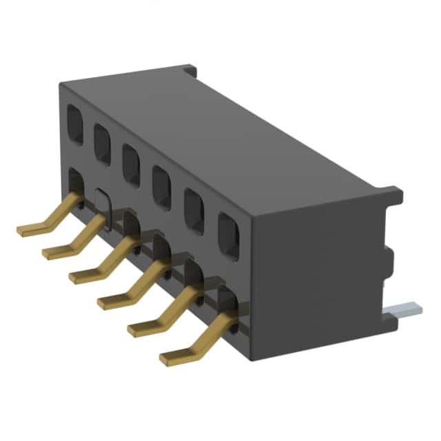 MMS-106-02-L-DH-09-TR CONN RCPT 12P 0.079 GOLD SMD R/A