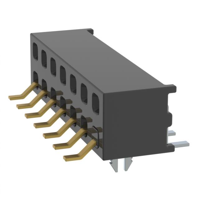 MMS-107-02-L-DH-LC CONN RCPT 14P 0.079 GOLD SMD R/A