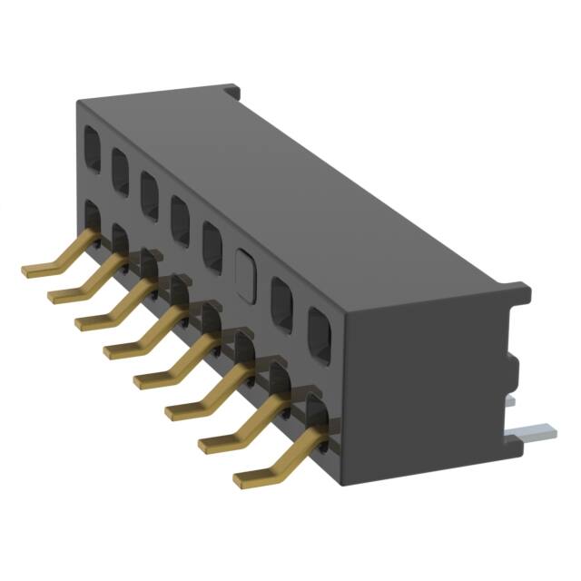 MMS-108-02-L-DH-06 CONN RCPT 16P 0.079 GOLD SMD R/A