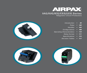 IAGN6-1-52-50.0 The Sensata IAGN6-1-52-50.0 is a 1-pole hydraulic magnetic circuit breaker designed for panel mounting. It features screw termination and a toggle actuator.