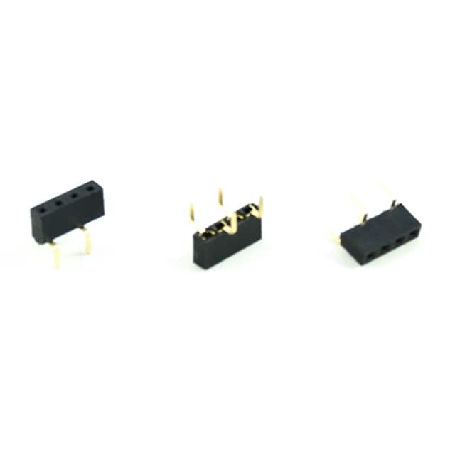 2048-1X03G00BU PCB SOCKET, SINGLE ROW, 3 PINS,