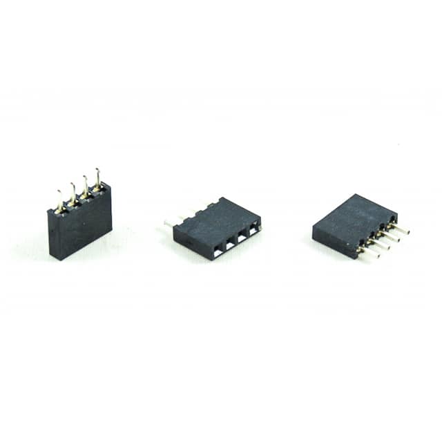2145-1X04C00SA PCB SOCKET, SINGLE ROW, 4 PIN, S
