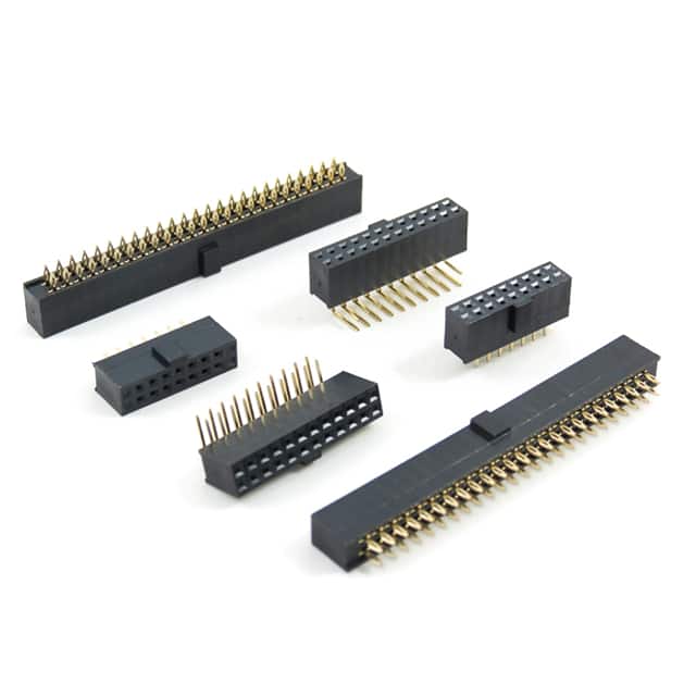 2046-10G00SA PCB SOCKET, 10 PIN, STRAIGHT, 8.