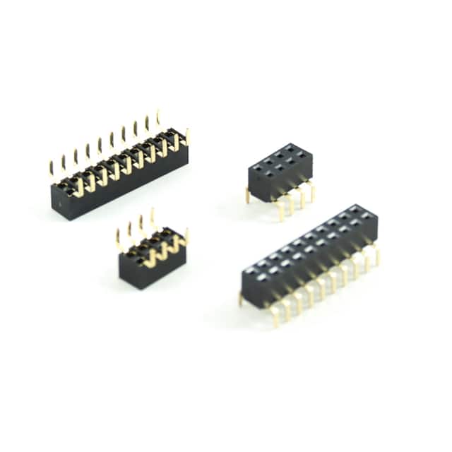 2048-2X03G00EU PCB SOCKET, DOUBLE ROW, 6 PINS,