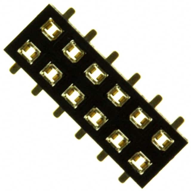 NPPN062GHNP-RC CONN HDR 12POS 0.079 GOLD SMD
