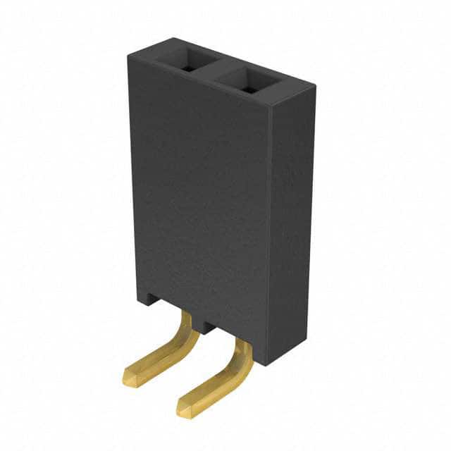 SSQ-102-02-G-S-RA CONN RCPT 2POS 0.1 GOLD PCB R/A
