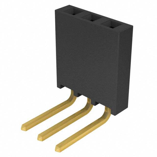 SSQ-103-03-G-S-RA CONN RCPT 3POS 0.1 GOLD PCB R/A