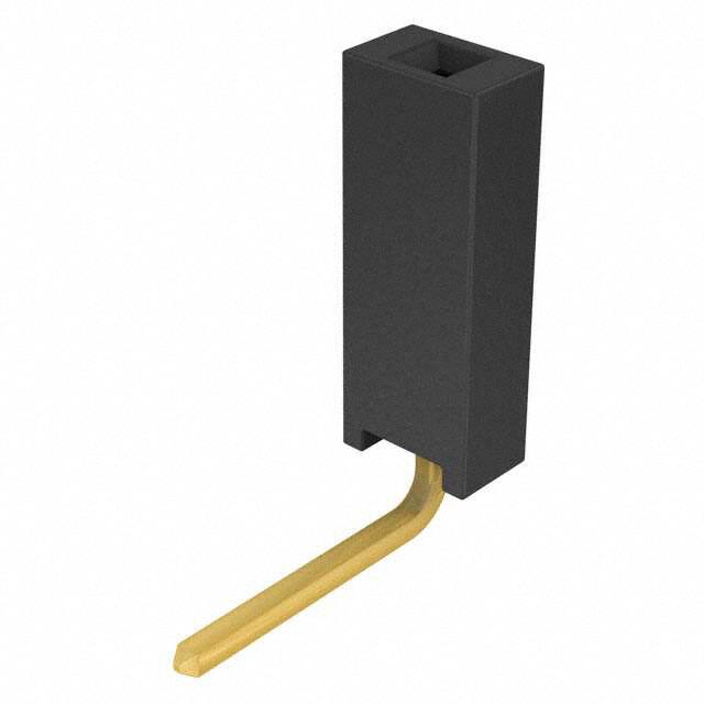 SSQ-101-03-G-S-RA CONN RCPT 1POS GOLD PCB R/A