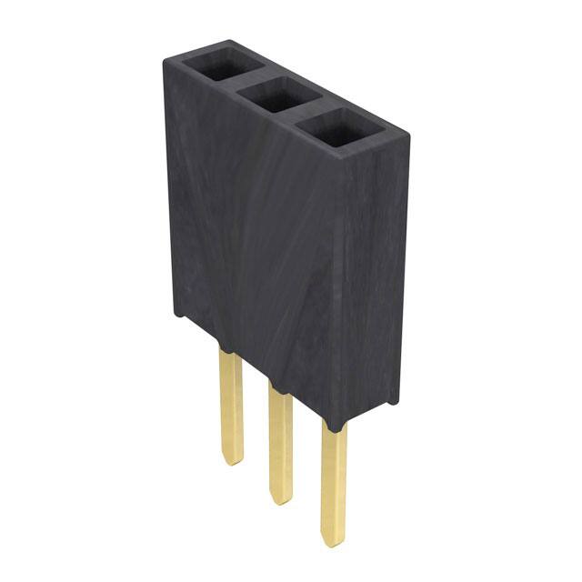 SSW-103-02-G-S CONN RCPT 3POS 0.1 GOLD PCB