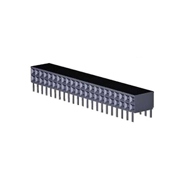 535512-6 CONN RCPT 44POS 0.1 GOLD PCB R/A