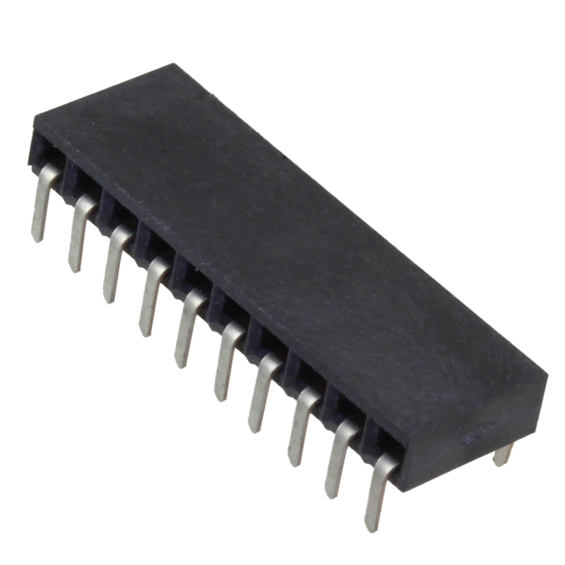 146139-9 CONN RCPT 10POS 0.1 GOLD PCB R/A