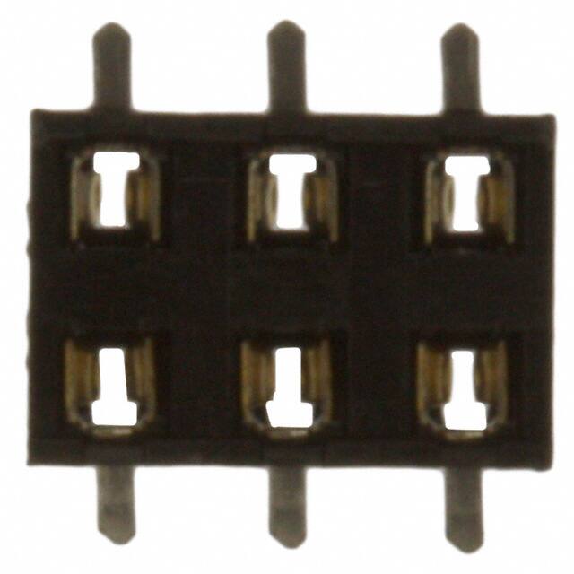 91596-106 CONN RCPT 6POS 0.079 GOLD SMD