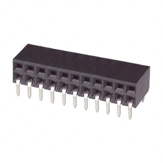 1-5535512-9 CONN RCPT 22POS 0.1 GOLD PCB R/A