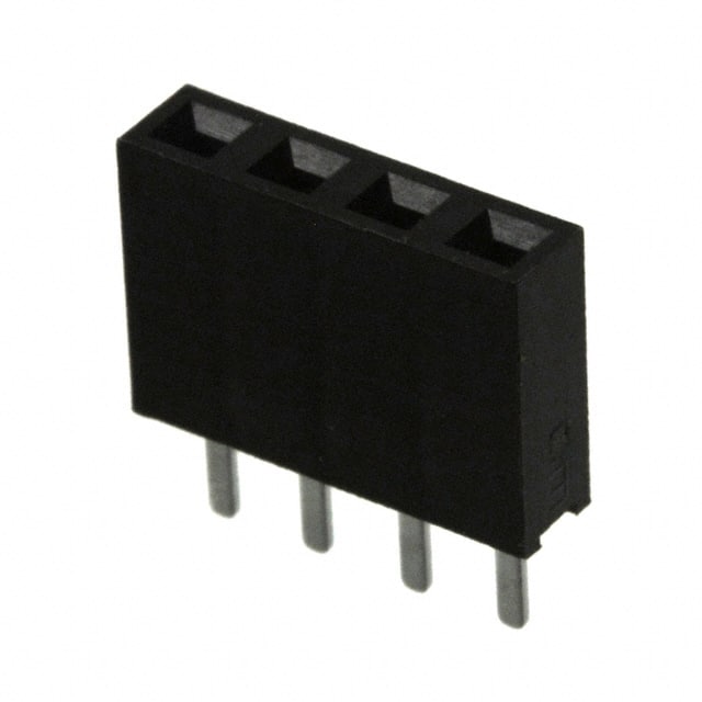 960104-6202-AR CONN RCPT 4POS 0.1 GOLD PCB