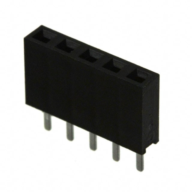 960105-6202-AR CONN RCPT 5POS 0.1 GOLD PCB